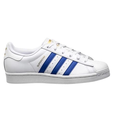 adidas original superstar blauwe strepen|Adidas Superstar dames sneakers.